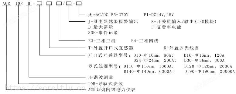 安科瑞储能电表 仪器仪表ACR10R-D16TE4J9九游